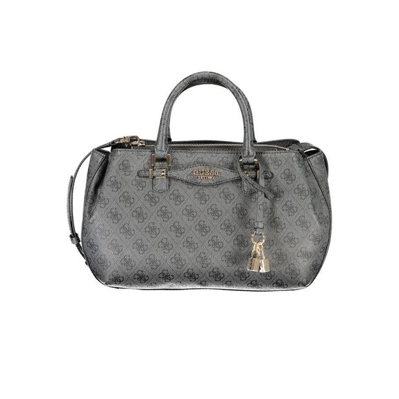 Guess Jeans Nero Poliuretano Women Women's Handbag